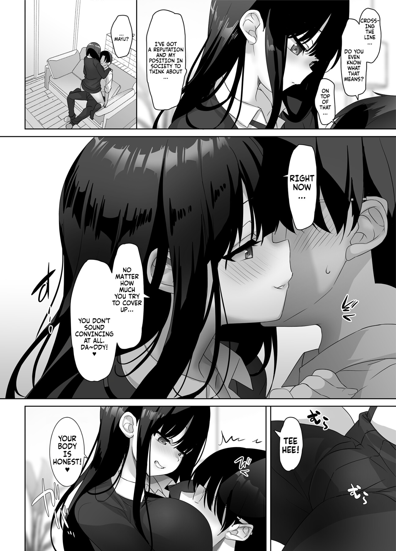 Hentai Manga Comic-Once a big tittied High-School Girl goes all out, her Daddy can't escape!-Read-8
